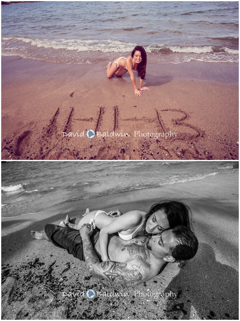 engagement photo sessions on the beach in Kona hawaii