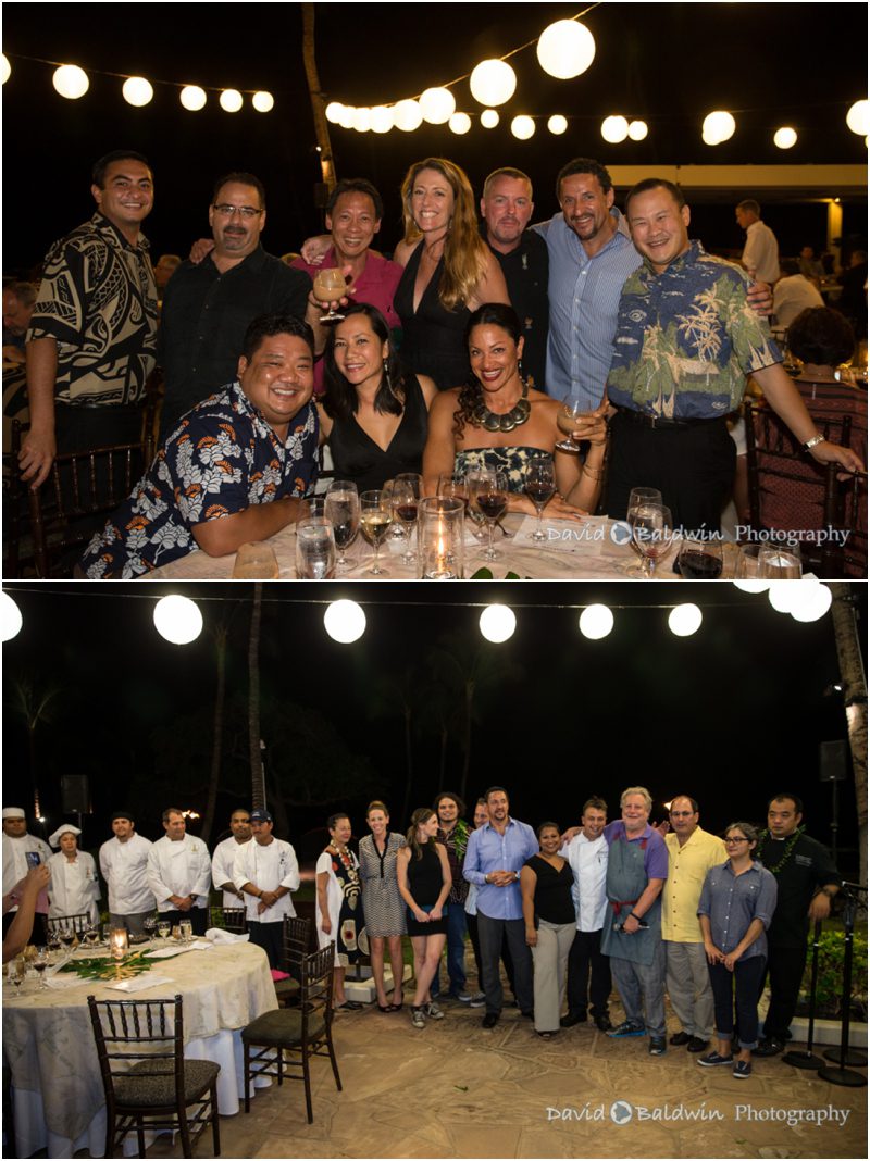 Mauna Lani Celebrity Chef Dinner, Canoe House Kona family and