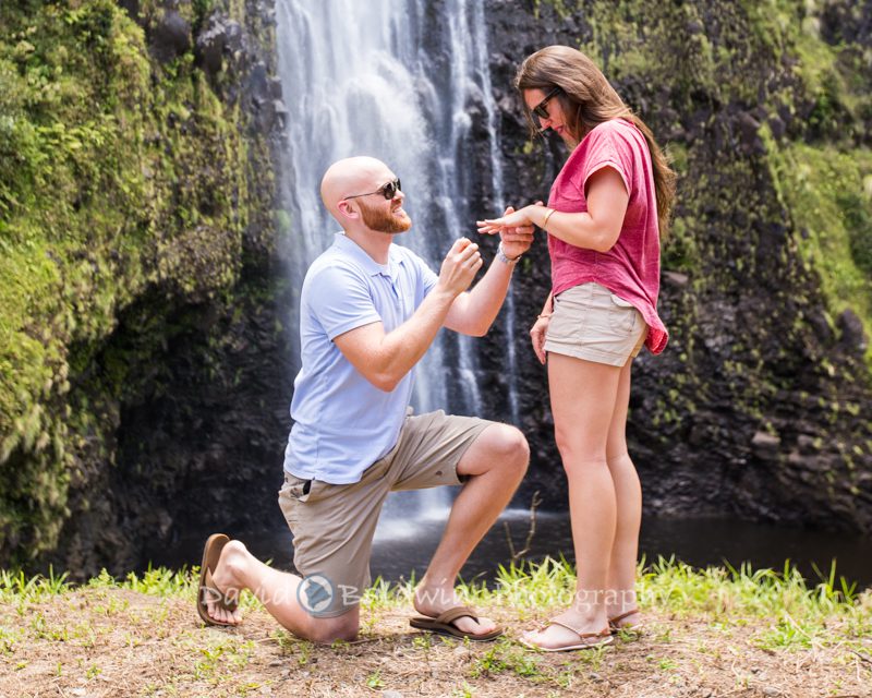 surprise engagement proposal photographer kona hawaii