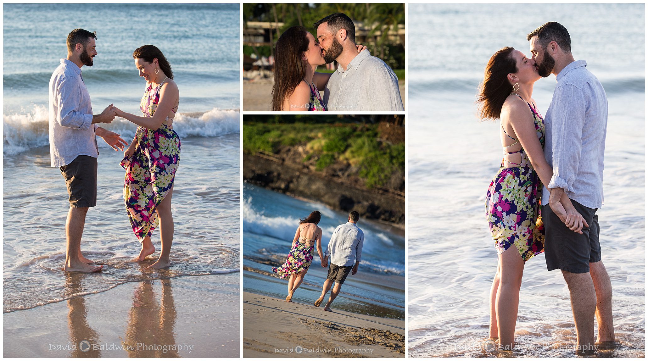 engagement photos kona hawaii,surprise proposal mauna kea beach hotel,