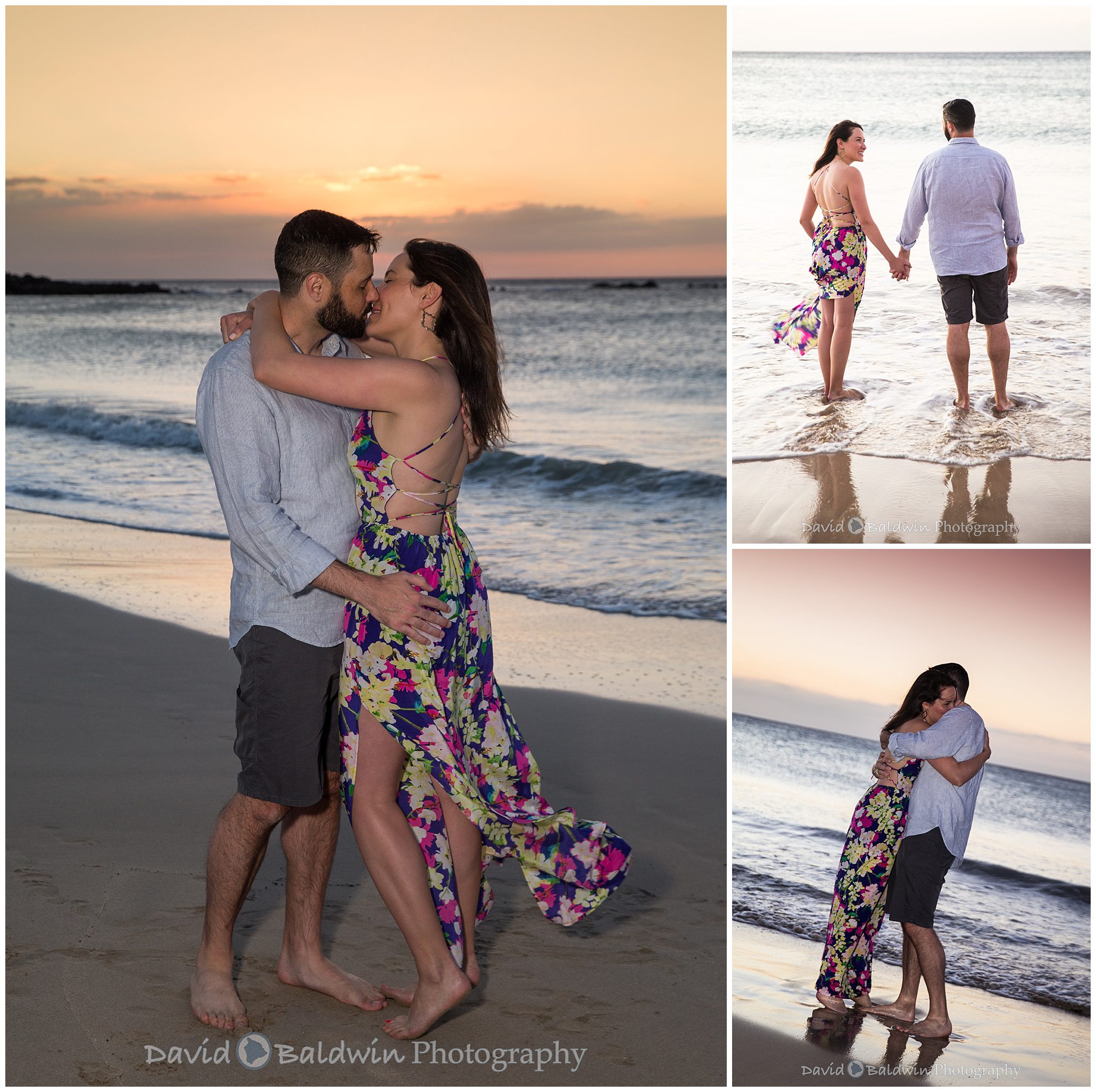 engagement photos kona hawaii,surprise proposal mauna kea beach hotel,