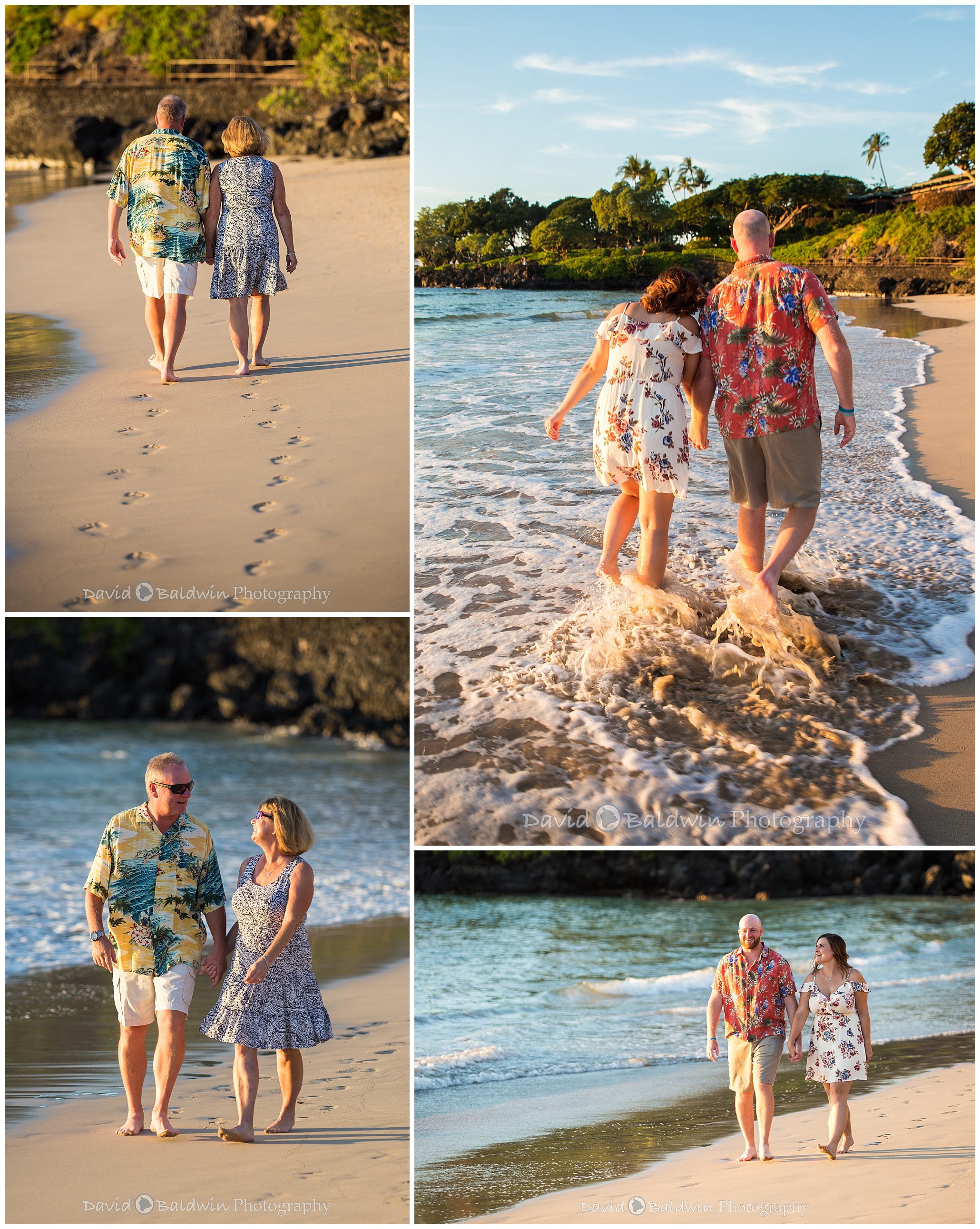 engagement photos mauna kea beach hotel,