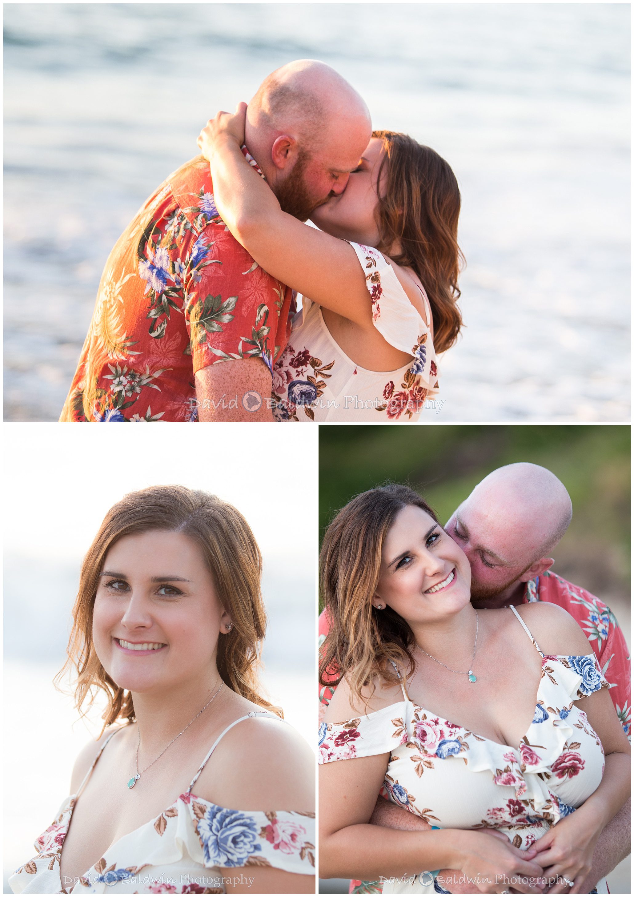 engagement photos mauna kea beach hotel,