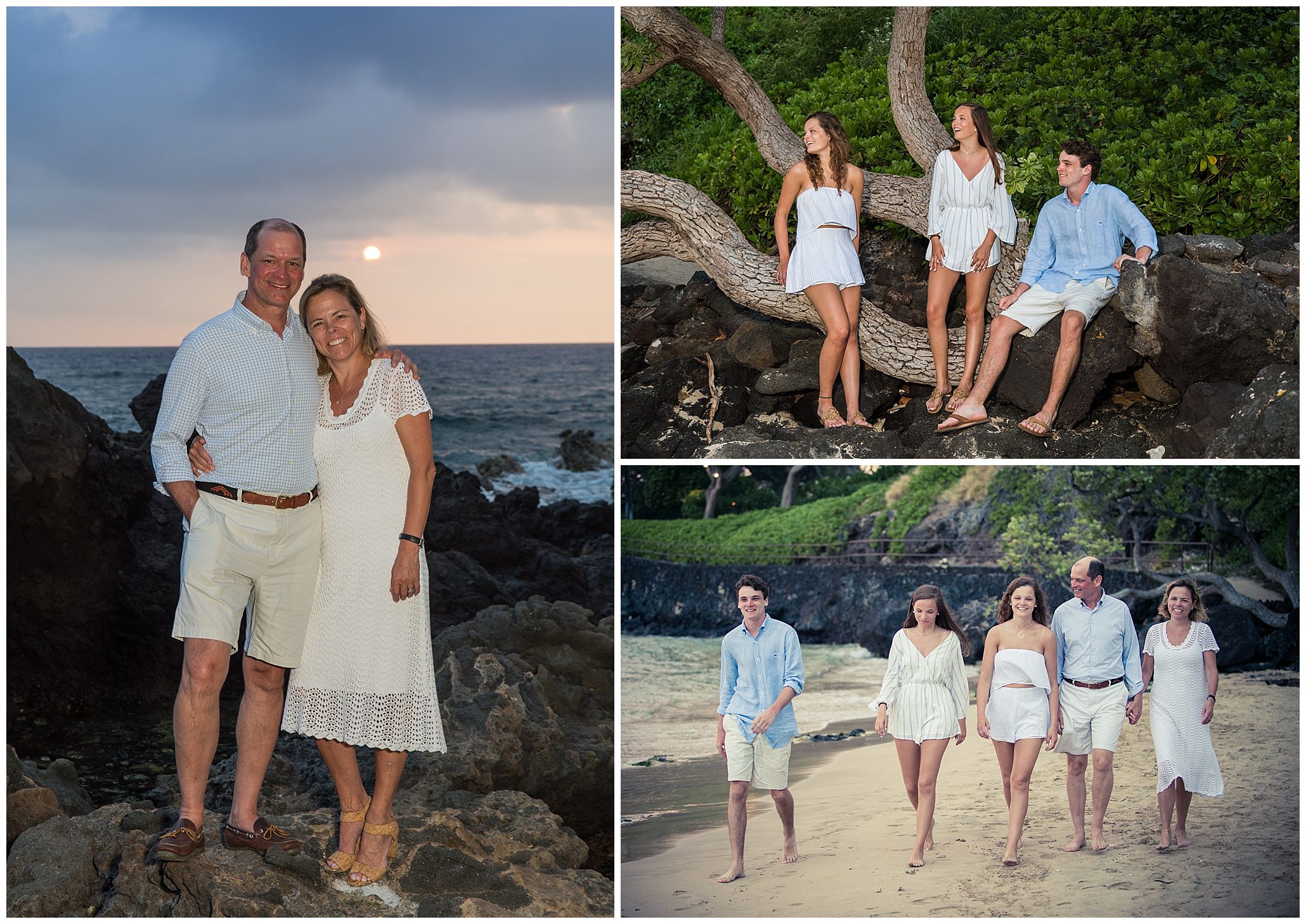 family portraits mauna kea beach hotel,