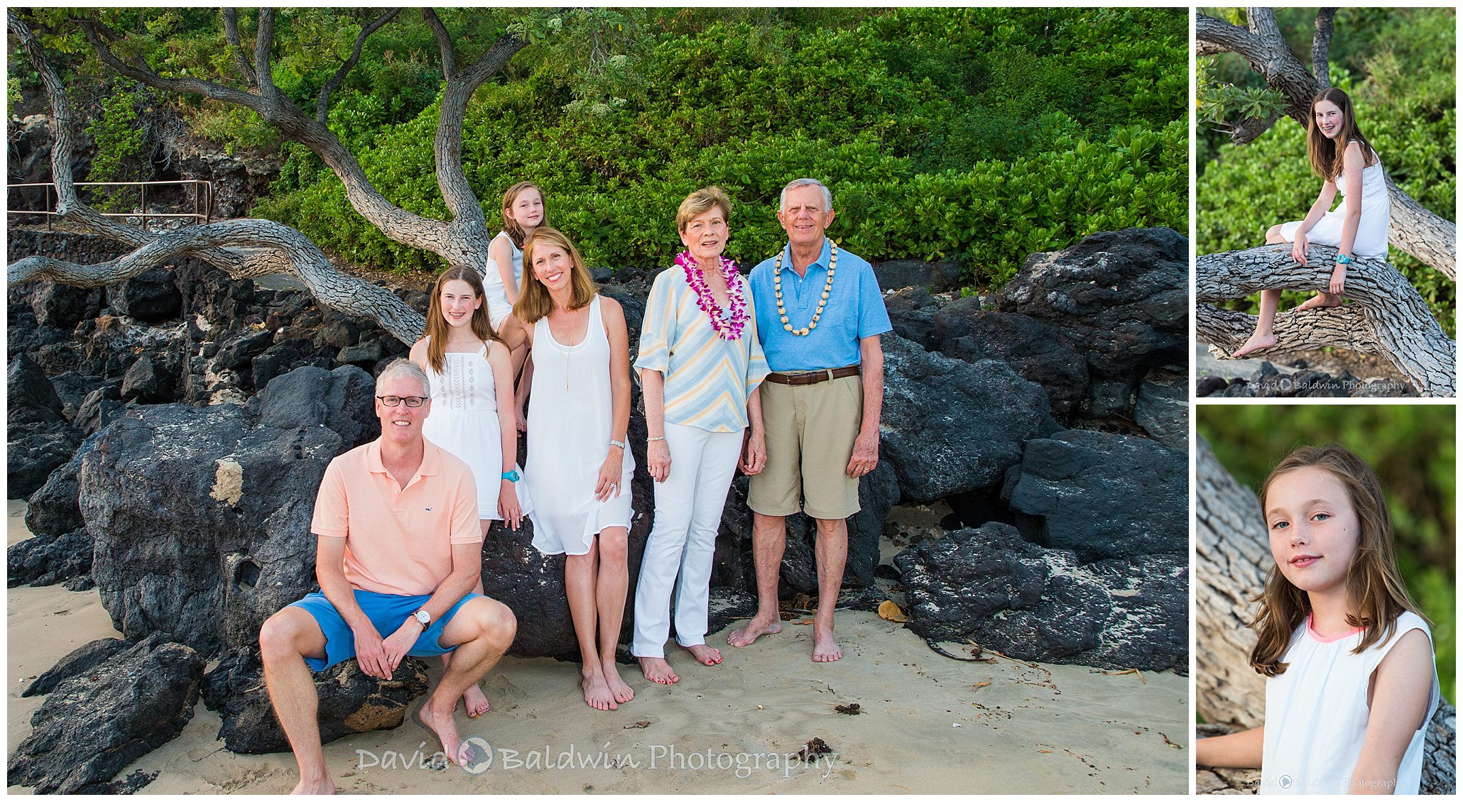 family portraits mauna kea beach hotel,