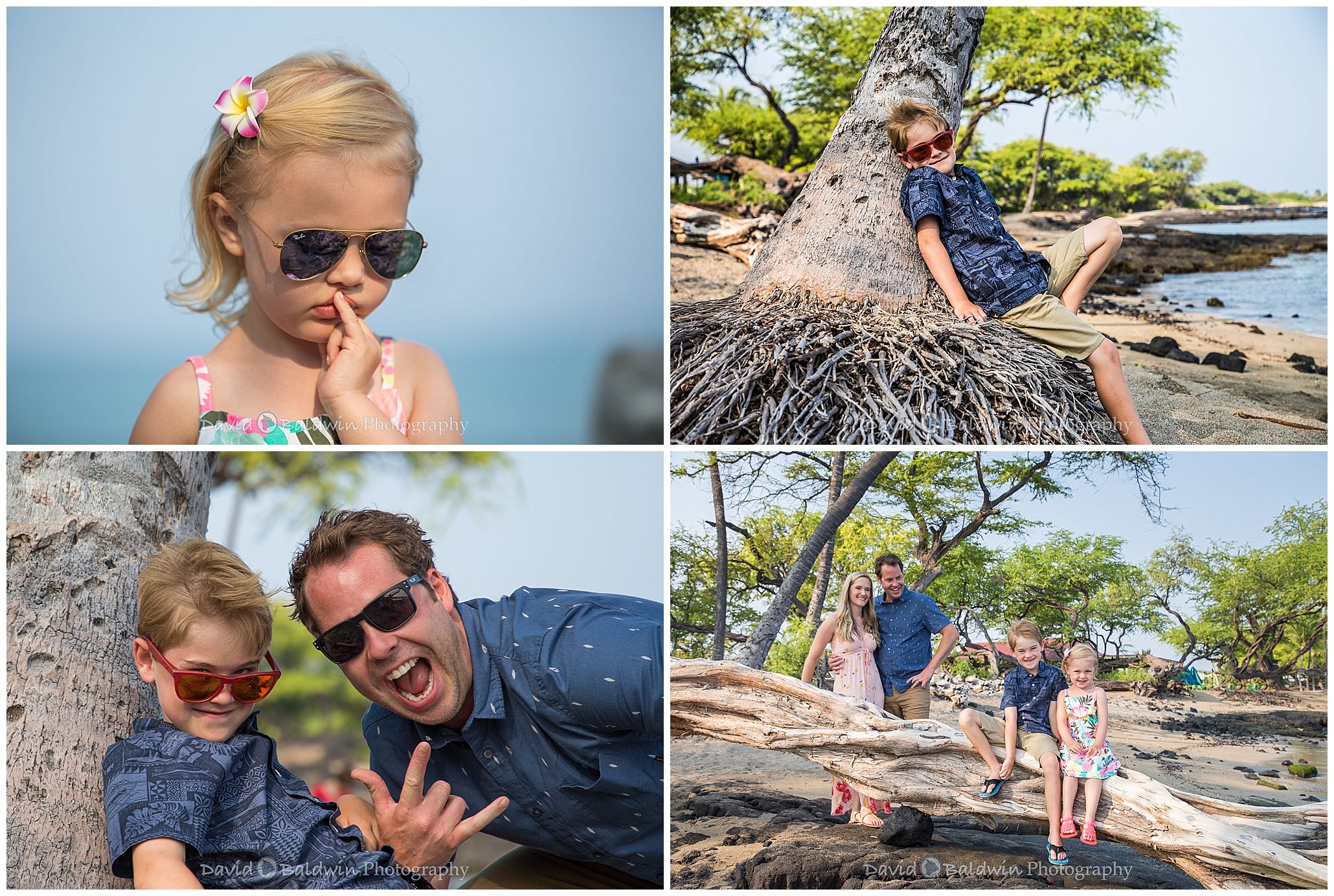 family portraits kona hawaii anaehoomalu bay,