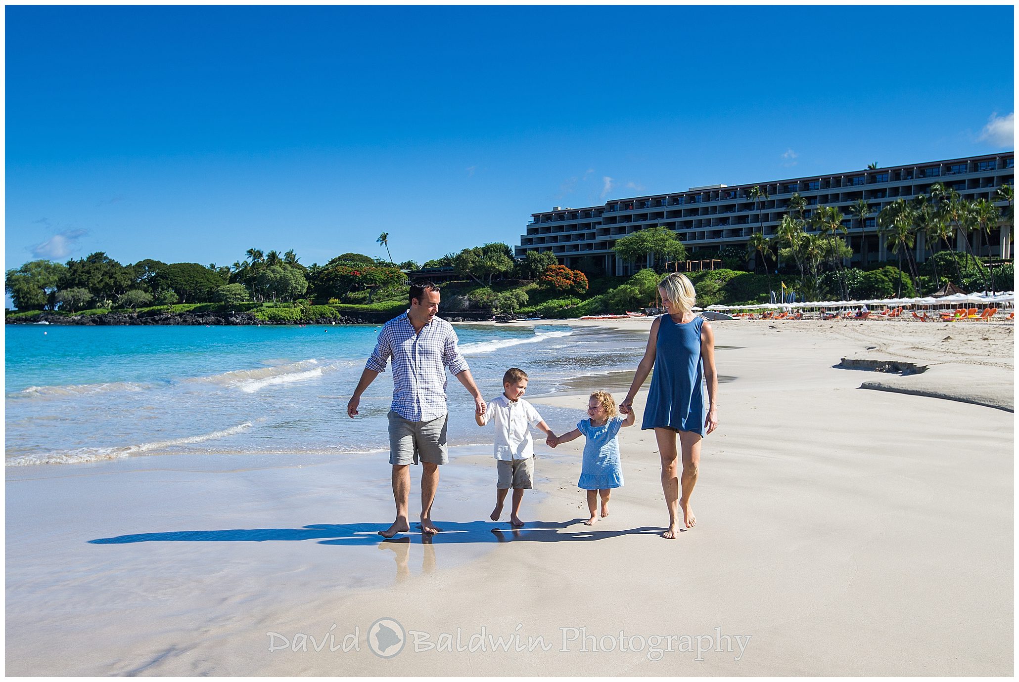family portraits mauna kea beach hotel,