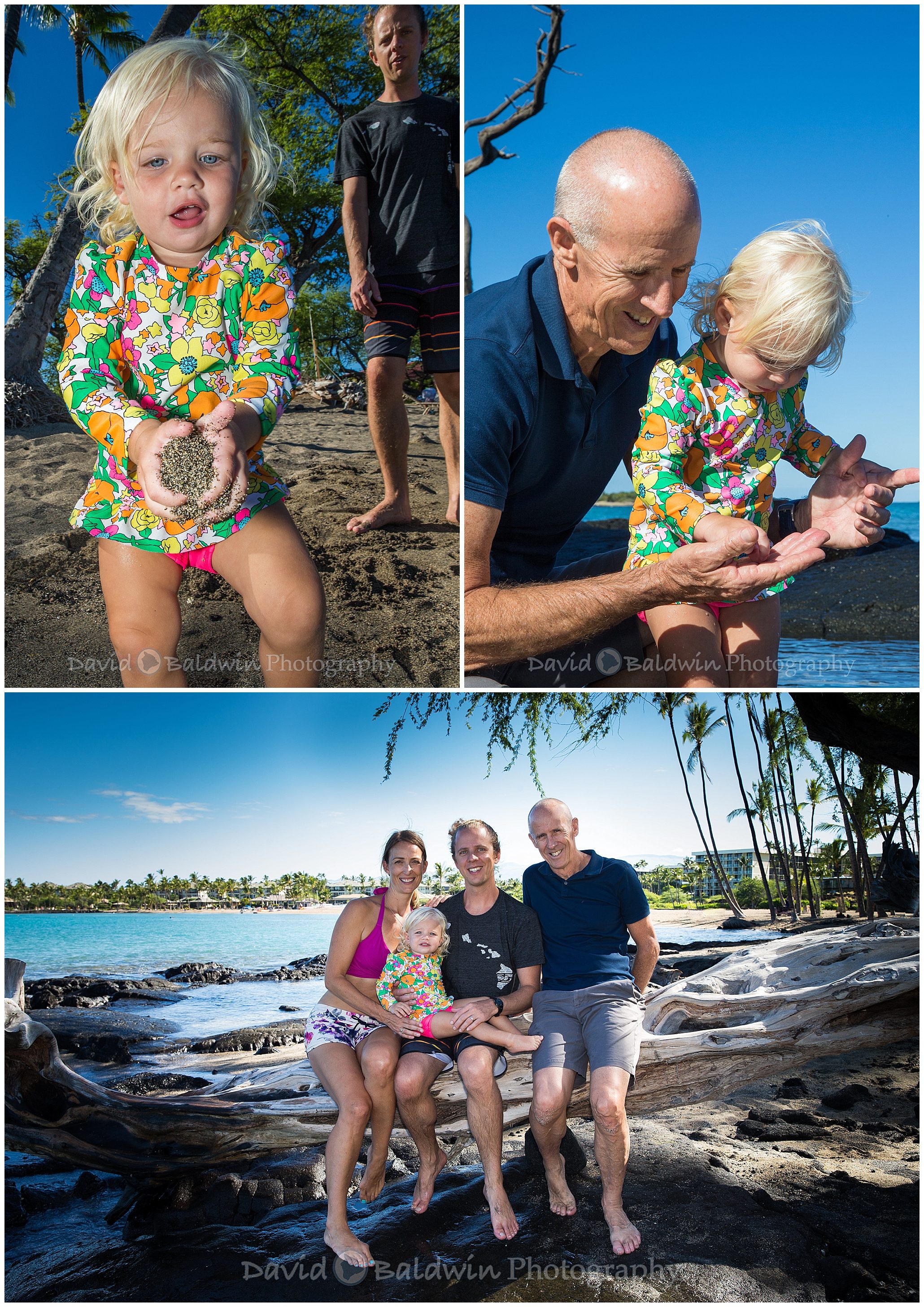 family portraits anaehoomalu bay,