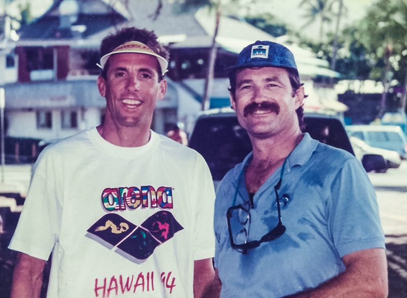 David O Baldwin - Hawaiiphotoman with Dave Scott at Ironman Kona Hawaii