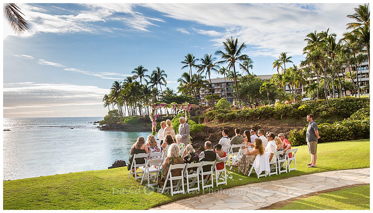 wedding ceremony at the Hilton Waikoloa village 