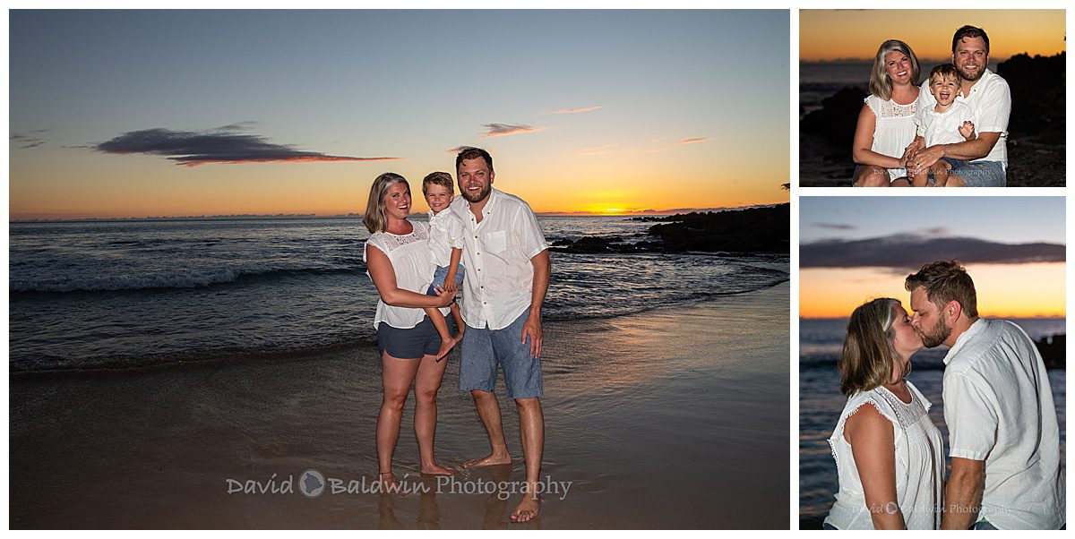 sunset family beach photos Westin Hapuna Hawaii
