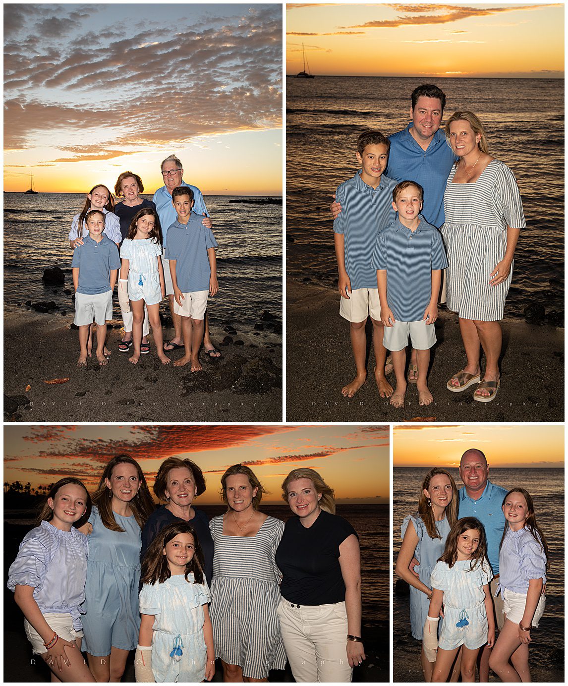 family portraits mauna lani beach hotel,